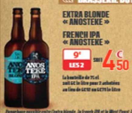 EXTRA BLONDE « ANOSTEKE » FRENCH IPA « ANOSTEKE »