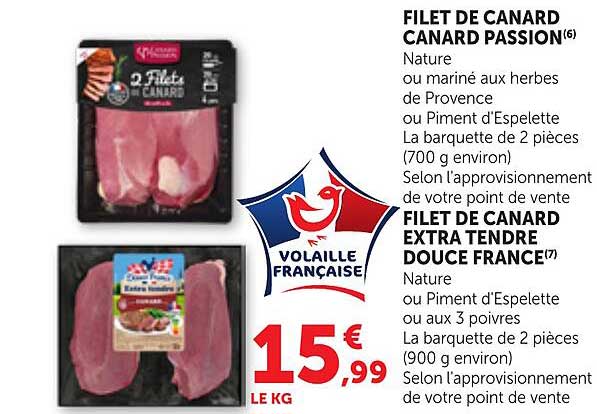 FILET DE CANARD CANARD PASSION