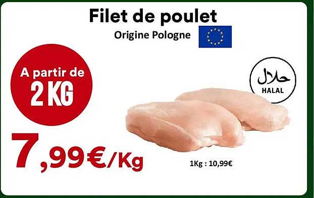 Filet de poulet