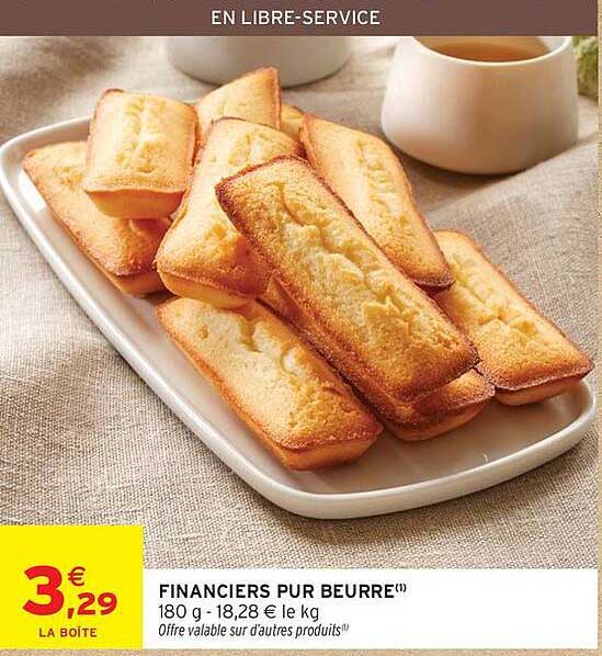 FINANCIERS PUR BEURRE(1)