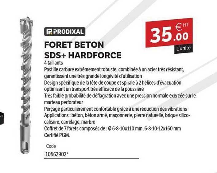FORET BETON SDS+ HARDFORCE