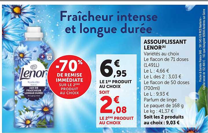 Fraîcheur intense et longue durée