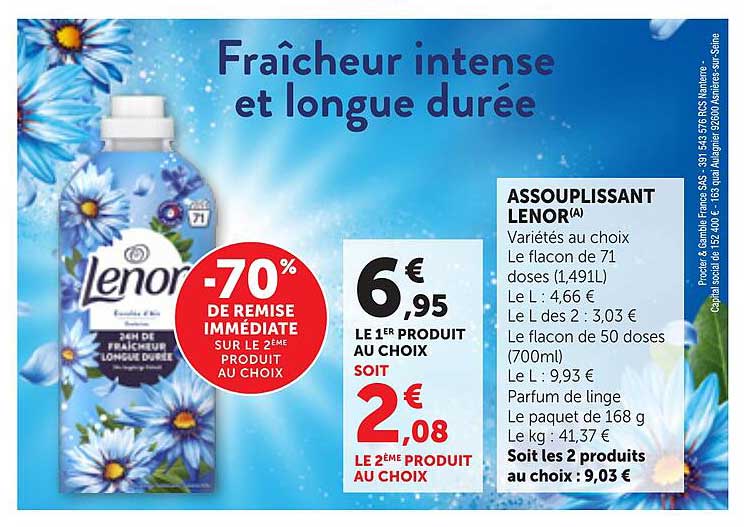 Fraîcheur intense et longue durée