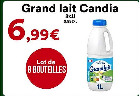 Grand lait Candia