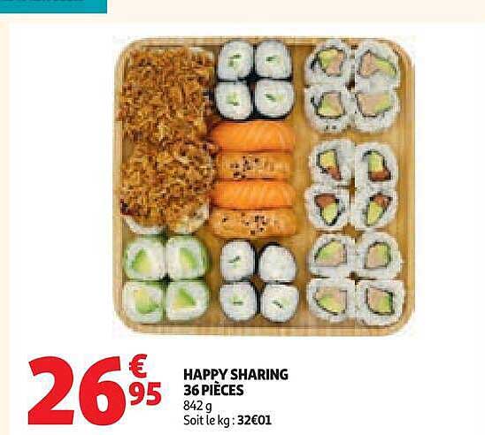 HAPPY SHARING 36 PIÈCES 842 g Soit le kg : 32€01