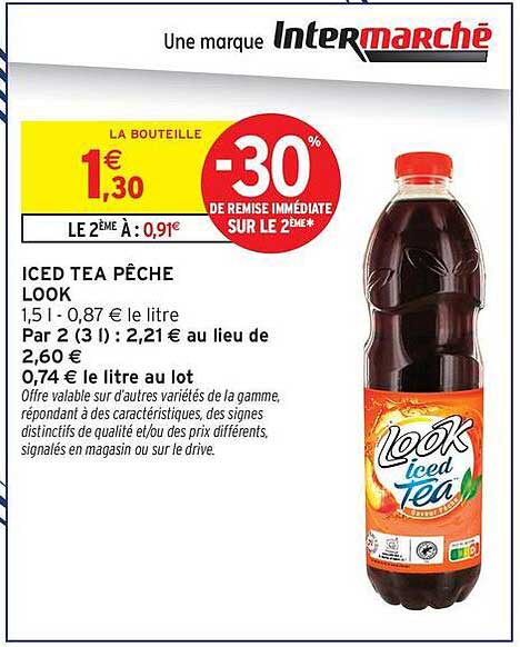 ICED TEA PÊCHE LOOK