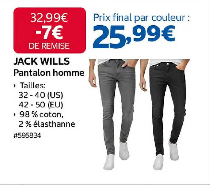 JACK WILLS Pantalon homme