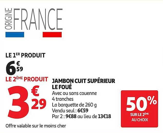 JAMBON CUIT SUPÉRIEUR LE FOUÉ