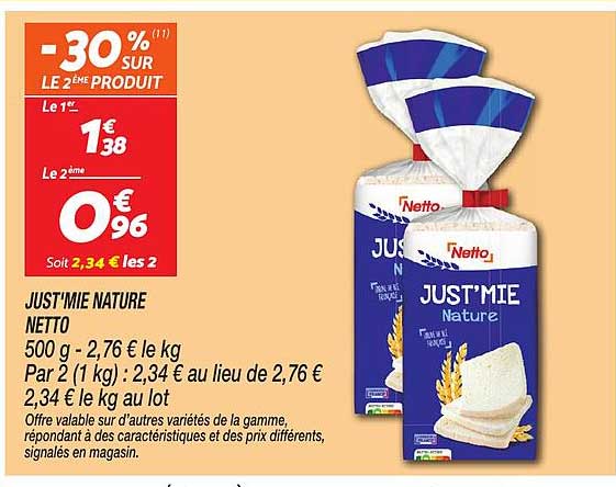 JUST'MIE NATURE NETTO