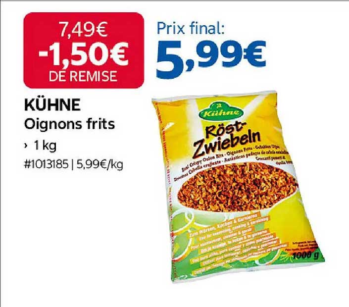 KÜHNE Oignons frits