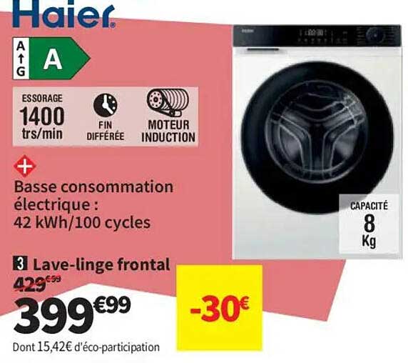 Lave-linge frontal