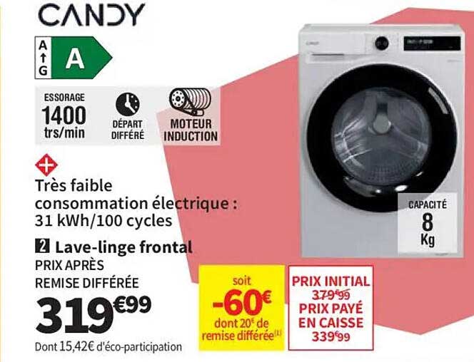 Lave-linge frontal
