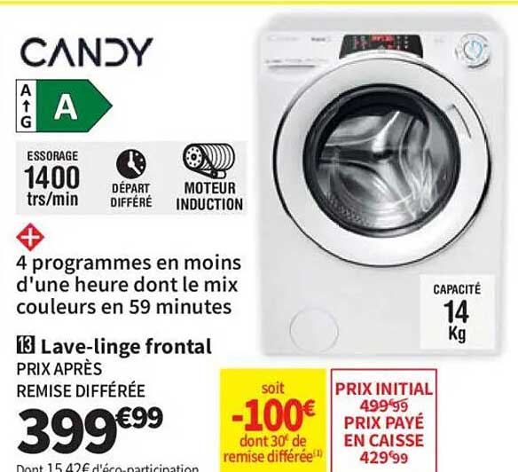 Lave-linge frontal
