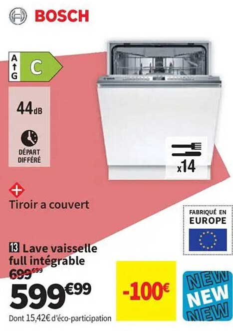 Lave vaisselle full intégrable