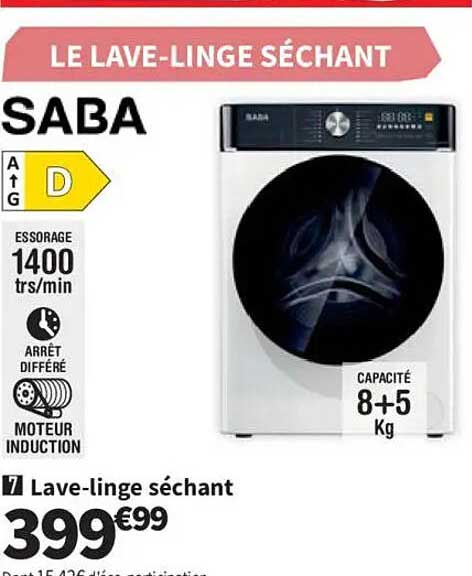 LE LAVE-LINGE SÉCHANT