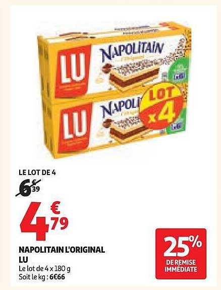LE LOT DE 4