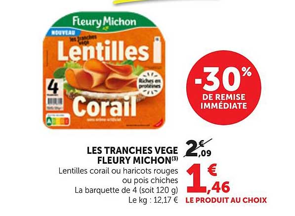 LES TRANCHES VEGE FLEURY MICHON