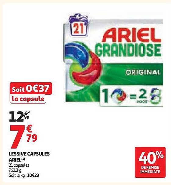 LESSIVE CAPSULES ARIEL