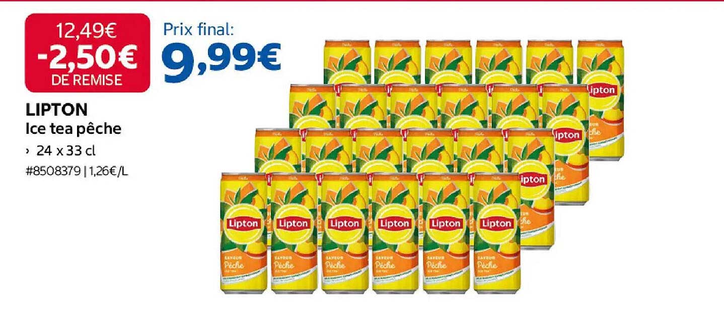 LIPTON Ice tea pêche