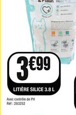 LITIÈRE SILICE 3.8 L