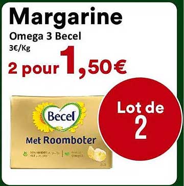 Margarine Omega 3 Becel