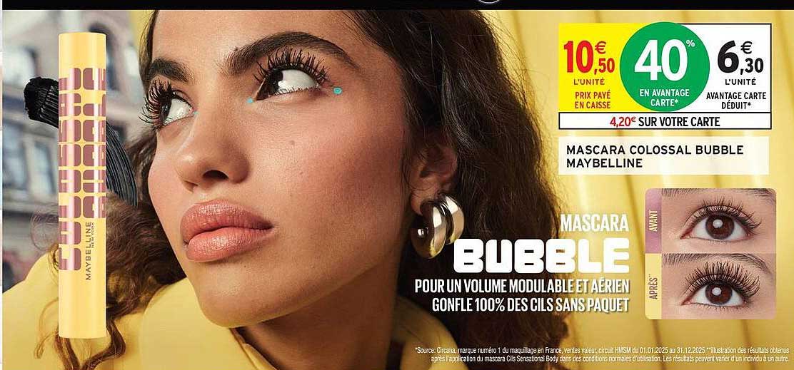 MASCARA COLOSSAL BUBBLE MAYBELLINE