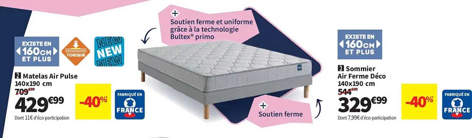 Matelas Air Pulse 140x190 cm