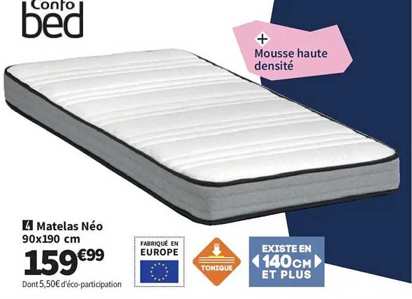 Matelas Néó 90x190 cm