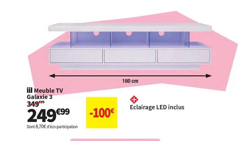Meuble TV Galaxie 3