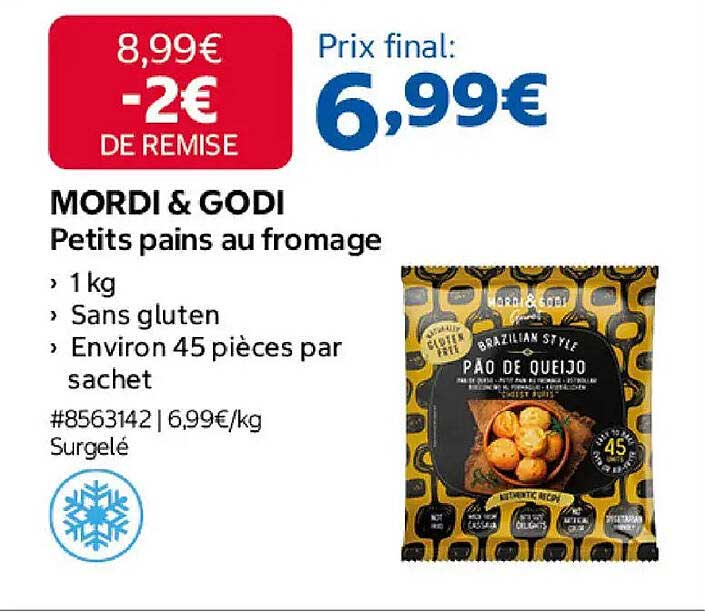 MORDI & GODI Petits pains au fromage