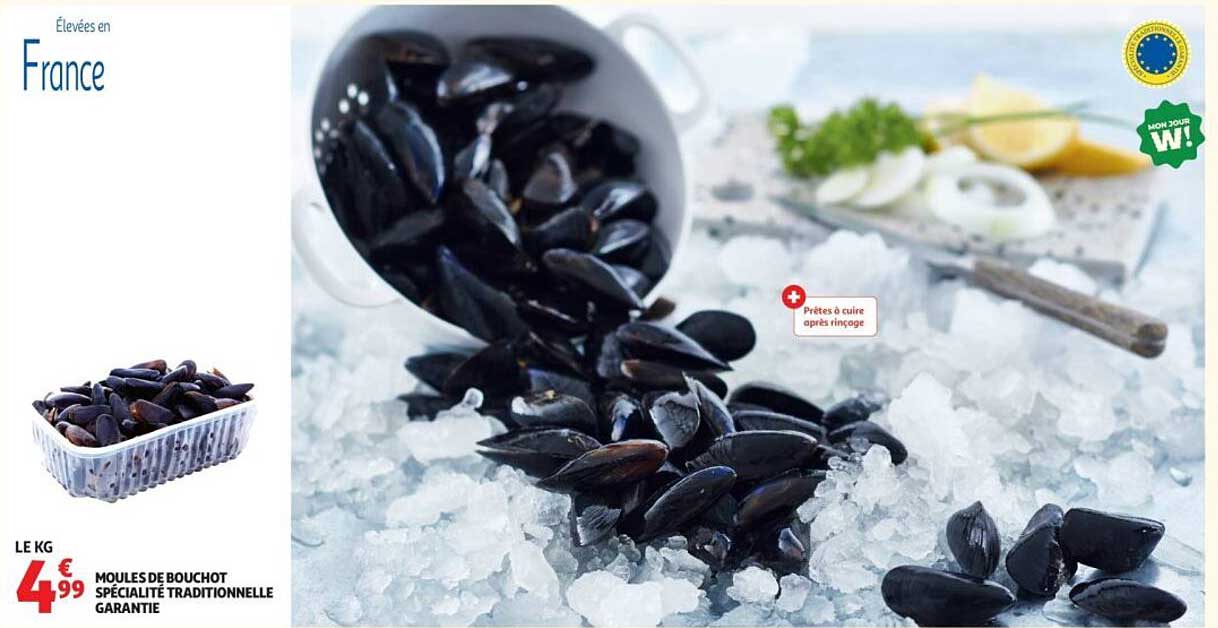 MOULES DE BOUCHOT SPÉCIALITÉ TRADITIONNELLE GARANTIE