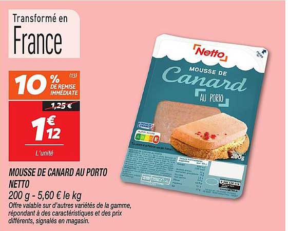 MOUSSE DE CANARD AU PORTO NETTO