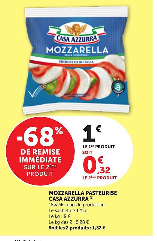 MOZZARELLA PASTEURISE CASA AZZURRA (1)