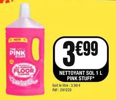 NETTOYANT SOL 1 L PINK STUFF*