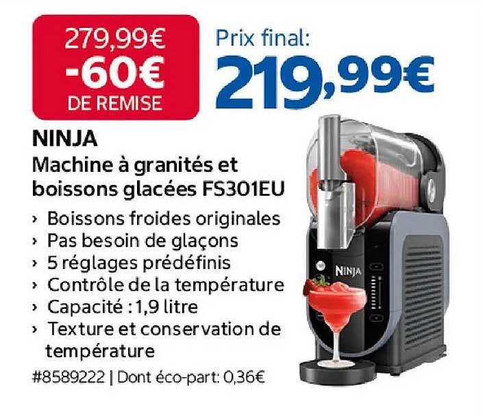 NINJA Machine à granités et boissons glacées FS301EU