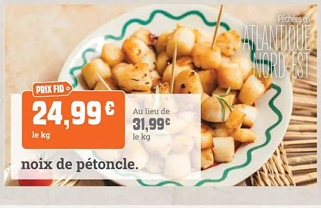noix de pétoncle.