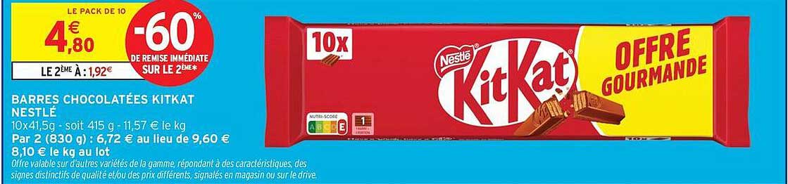 OFFRE GOURMANDE