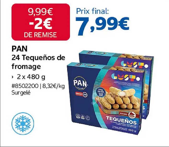 PAN 24 Tequeños de fromage
