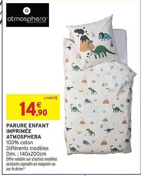 PARURE ENFANT IMPRIMÉE ATMOSPHERA