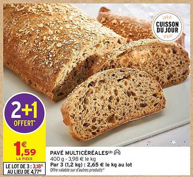 PAVÉ MULTICÉRÉALES