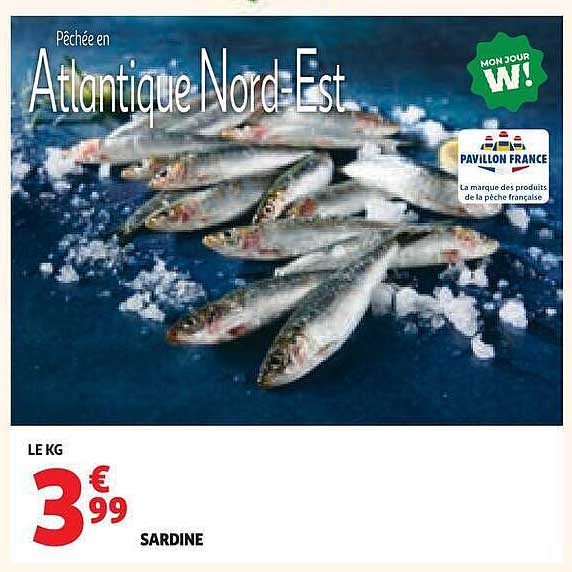 Pêchée en Atlantique Nord-Est