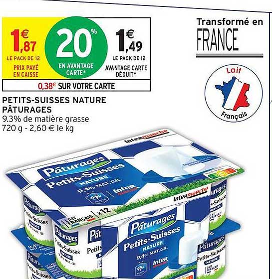 PETITS-SUISSES NATURE PÂTURAGES