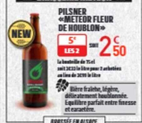 PILSNER « METEOR FLEUR DE HOUBLON »
