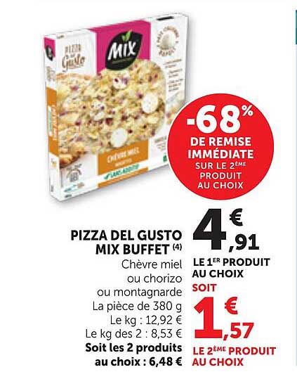 PIZZA DEL GUSTO MIX BUFFET (4)