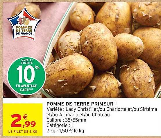 POMME DE TERRE PRIMEUR