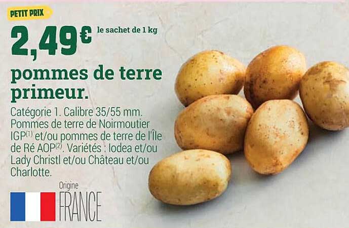 pommes de terre primeur
