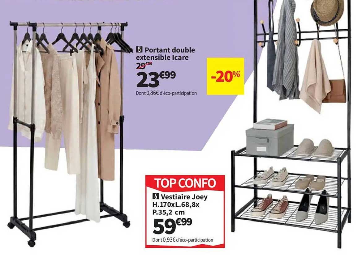 Portant double extensible Icare
