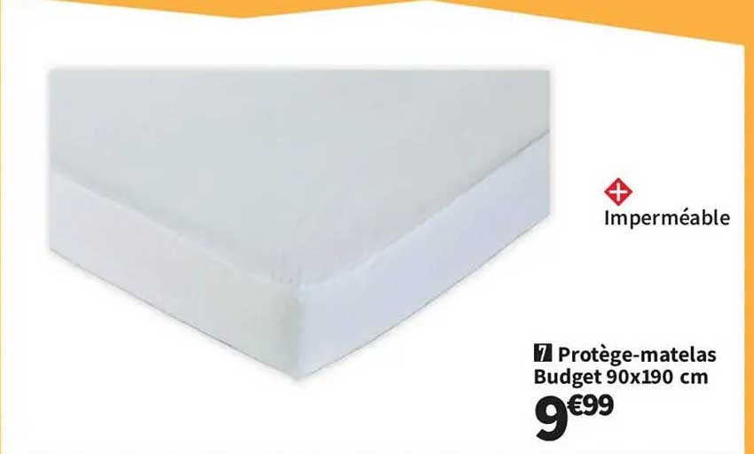 Protège-matelas Budget 90x190 cm