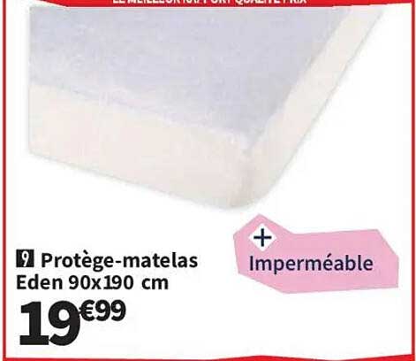 Protège-matelas Eden 90x190 cm