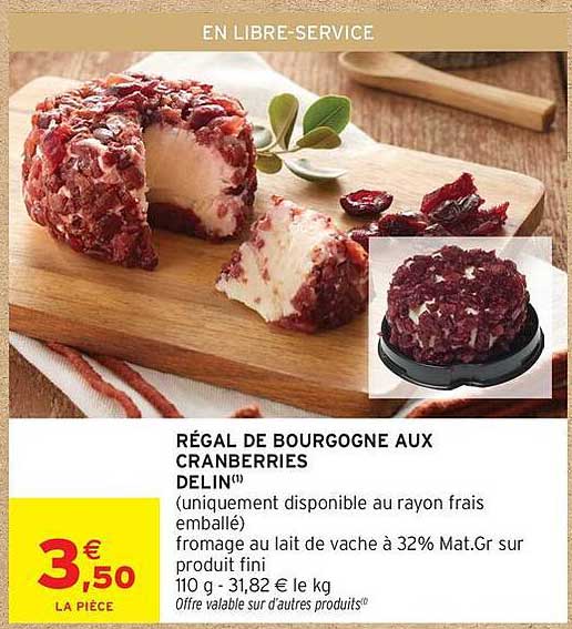 RÉGAL DE BOURGOGNE AUX CRANBERRIES DELIN